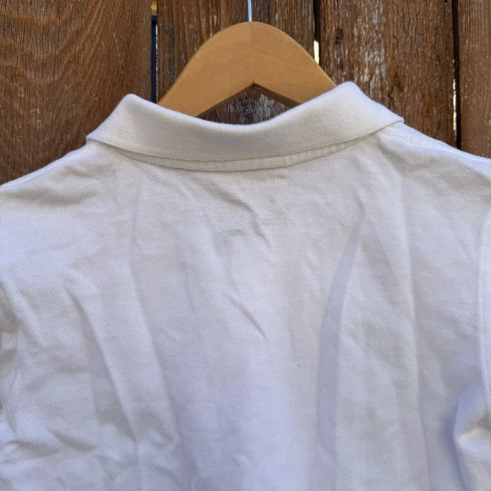 Old Navy Kids White Polo Shirt Size Small